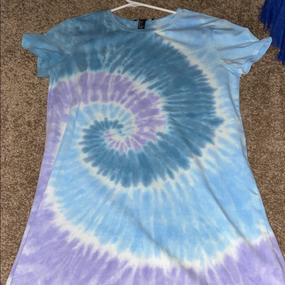 SMALL Forever 21 T-Shirt Dress Tye Dye
